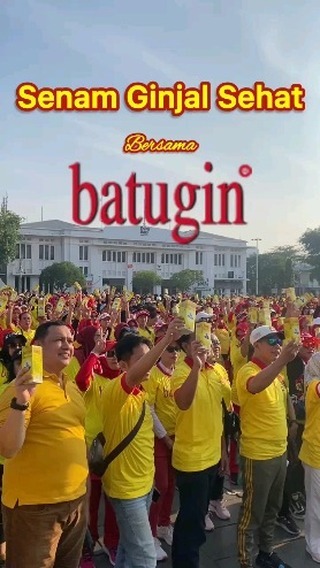 Hai #SahabatKaef

Minggu, 14 Juli 2024 telah berlangsung launching senam ginjal sehat by Batugin Kimia Farma yang berkolaborasi dengan komunitas CSM dengan dihadiri 3.000 Peserta Komunitas loh😍

Selain itu, acara di Hadiri oleh Liza Natalia selaku Official Ambassador Zumba Indonesia😍 

Nantikan ya event senam ginjal batugin di kota-kota lainnya, dan jangan lupa Beli batugin di link berikut ya :

https://id.shp.ee/62DZu8r

#IngatSehatIngatKimiaFarma
#SayangiGinjalmuSedariDini #Batugin #HerbalPeluruhBatuGinjalPertamadiIndonesia.