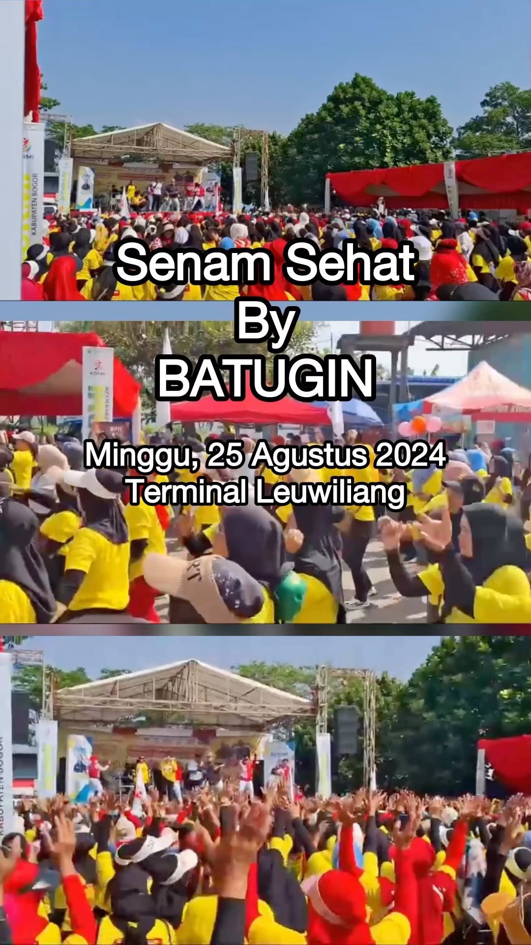 Hallo sahabat batugin!!

Gimana event batugin hari minggu kemarin di terminal Leuwiliang??
Kira-kira Batugin bikin event Senam di kota mana lagi yah? 🥰🥰

#SayangiGinjalmuSedariDini #Batuginkf.